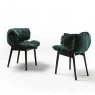 Fauteuil design BLUE VELVET par EDRA