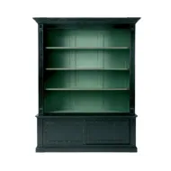 Bibliothèque ouverte- Portes coulissantes - Bois massif