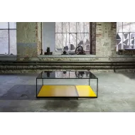 TABLE BASSE  VERRE et METAL - DUVIVIER - Coup de Soleil Mobilier