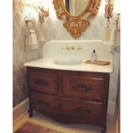 Meuble de salle de bains de style revisité - Meuble sur mesure