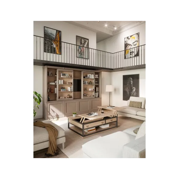 Bibliotheque Coulissante - Meuble Tv