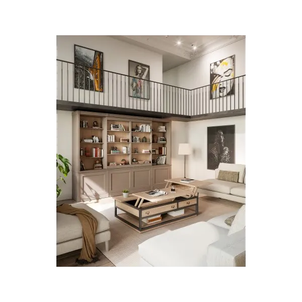 Bibliotheque Coulissante - Meuble Tv