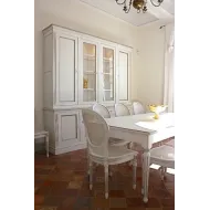 Vaisselier provençal patiné en bois massif - Made in France