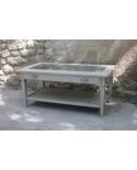 Table Basse Rialto  Rectangle  Avec Tiroir Vitré