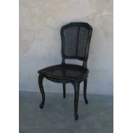 Chaise cannée patinée SEVIGNÉ - Coup de Soleil Mobilier