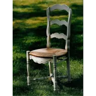 Chaise provençale patinée CELINE - Coup de Soleil Mobilier