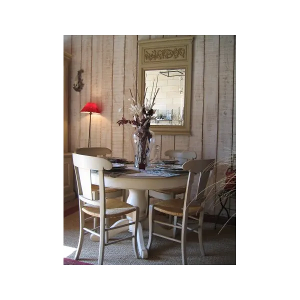 Table De Repas Saint Remy Ronde Avec Pied Central