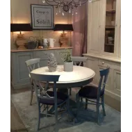 Table De Repas Saint Remy Ronde Avec Pied Central
