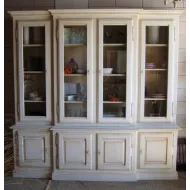 VAISSELIER BUFFET 4 PORTES CORPS AVANCE COUP DE SOLEIL MOBILIER