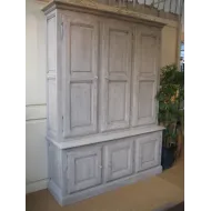 Bibliothèque en chêne patiné sur mesure  - Coup de Soleil Mobilier