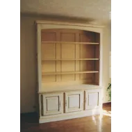 Bibliothèque provençale jaune Saint Rémy - Coup de Soleil Mobilier