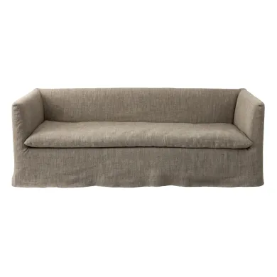 Canapé 3 places BOHO en toile nomade | Naturel