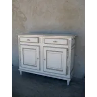 Bahut 2 portes patiné Montmajour - Coup de Soleil Mobilier