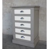 Chiffonnier gris patiné RIALTO - Coup de Soleil Mobilier