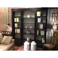 Bibliothèque noire - bois massif Lisa - Coup de Soleil Mobilier