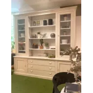 Vaisselier patiné 4 portes Rialto - Coup de Soleil Mobilier
