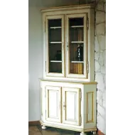 Meuble d'angle  patiné SAINT REMY - Coup de Soleil Mobilier