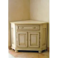 Meuble TV provençal patiné UZES - Coup de Soleil mobilier