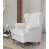 Fauteuil  à oreilles - meuble de charme - esprit bastide