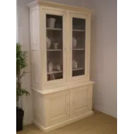 Bibliothèque patinée blanche Rialto - Coup de Soleil Mobilier