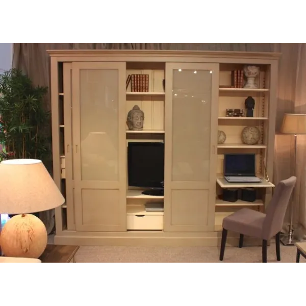 Bibliothèque - Meuble Tv - Manhattan - 4 Portes