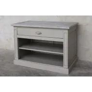 Meuble TV  patiné chêne Rialto - Coup de Soleil Mobilier
