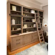 Magnifique meuble TV  - Bibliothèque - Meuble de charme - Echelle