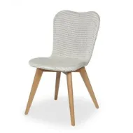 Chaise loom blanc Lily Sheppard - Coup de Soleil Mobilier